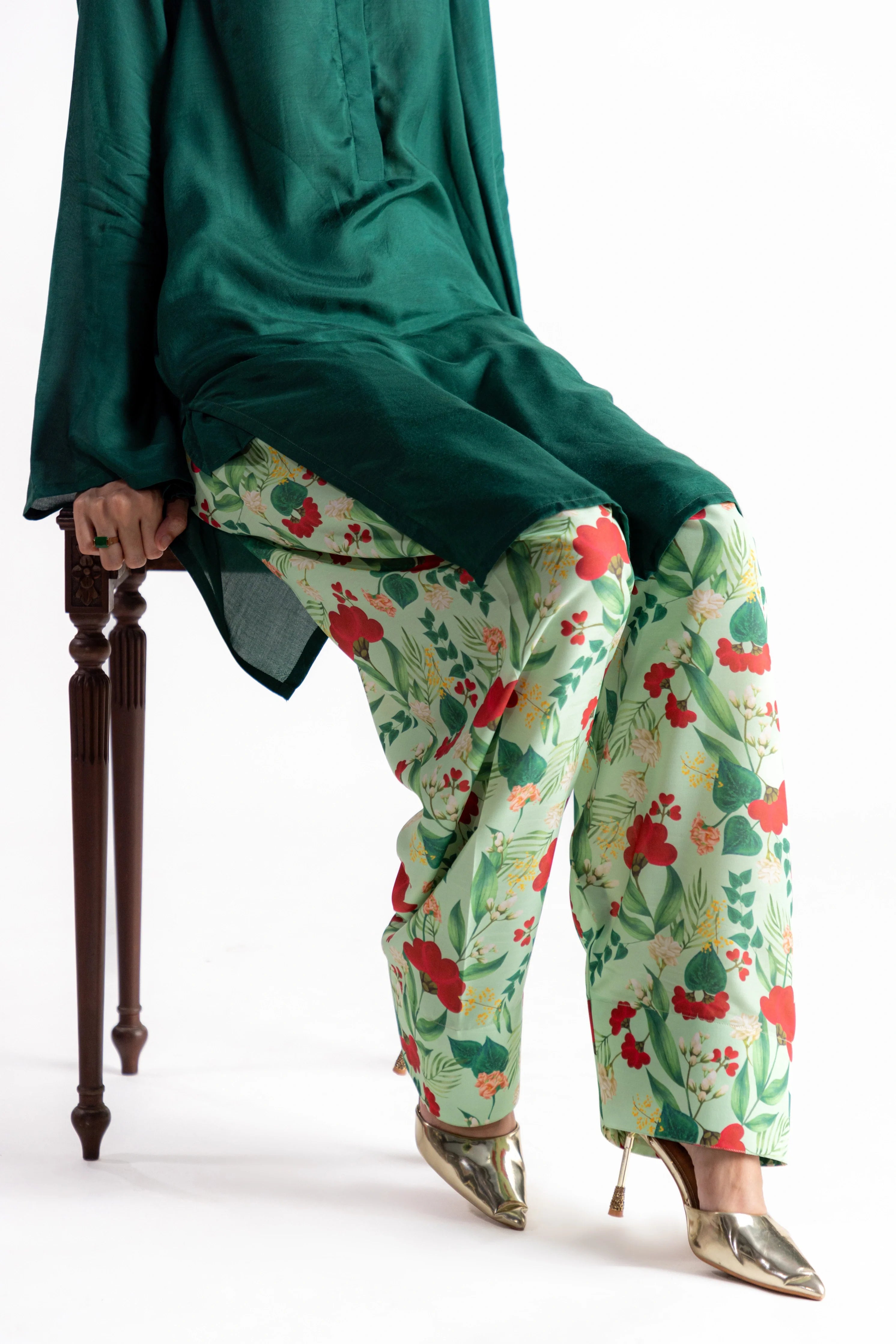 The Gulnar Shalwar - Mint