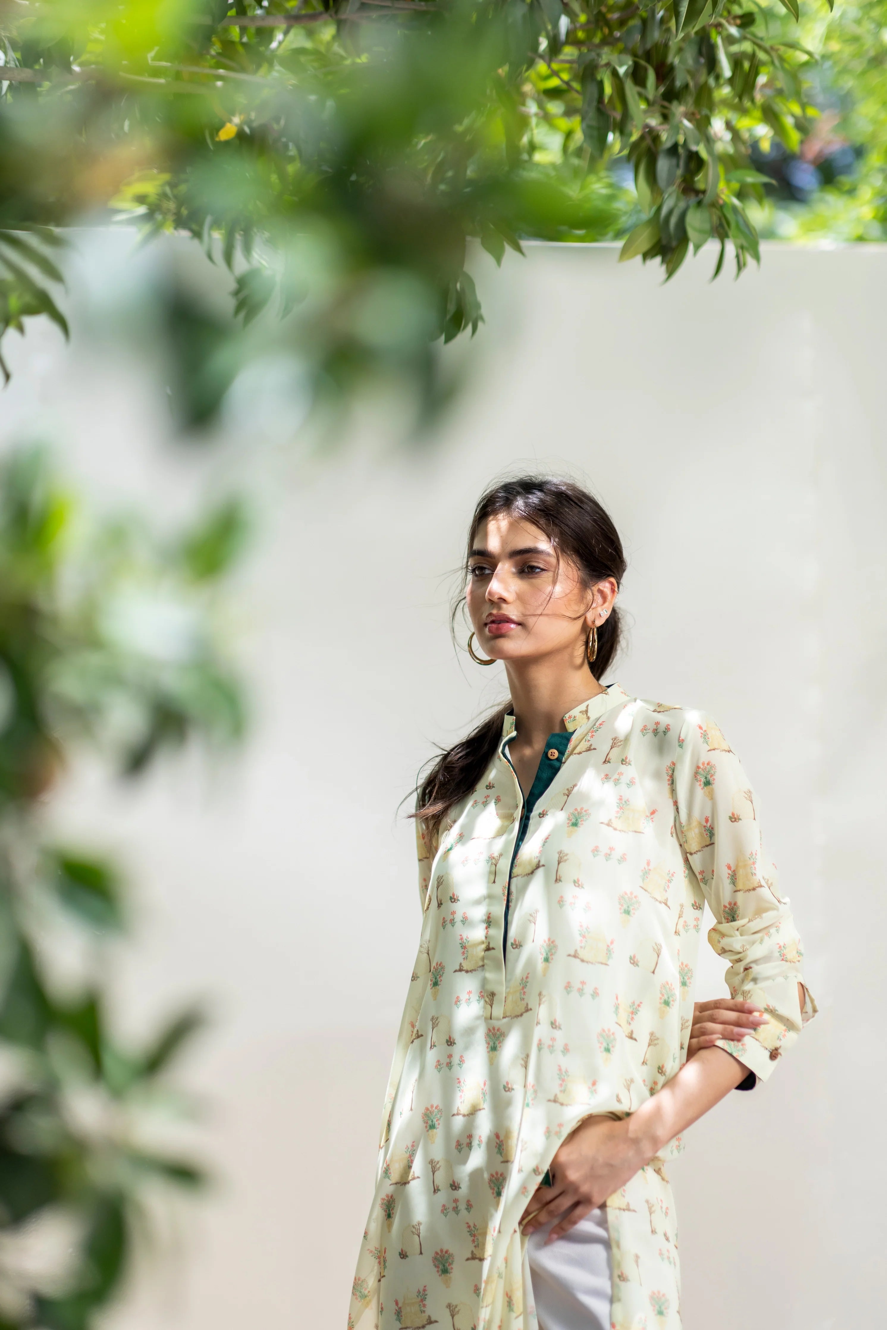 The Mughal Shirt - Ivory