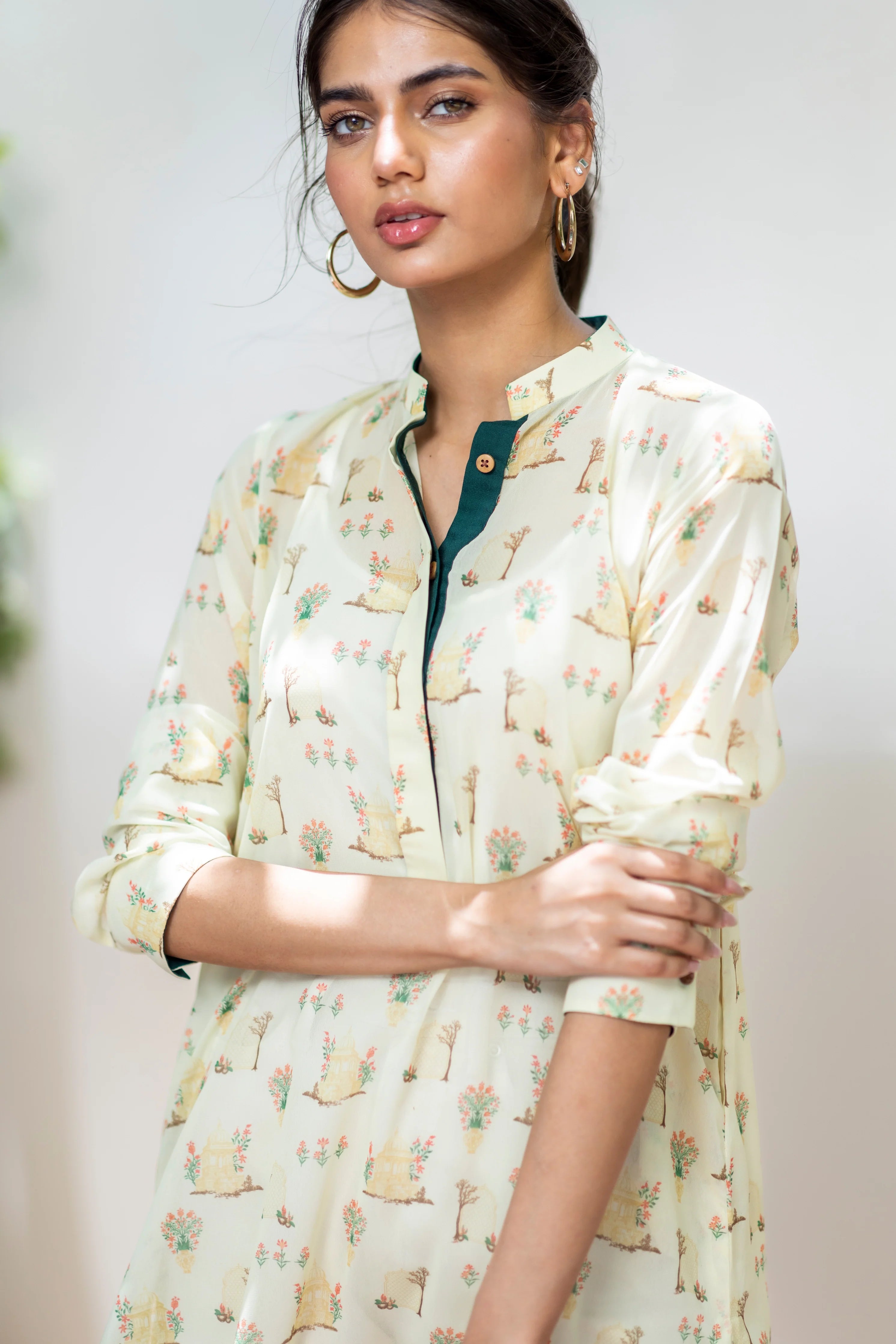 The Mughal Shirt - Ivory