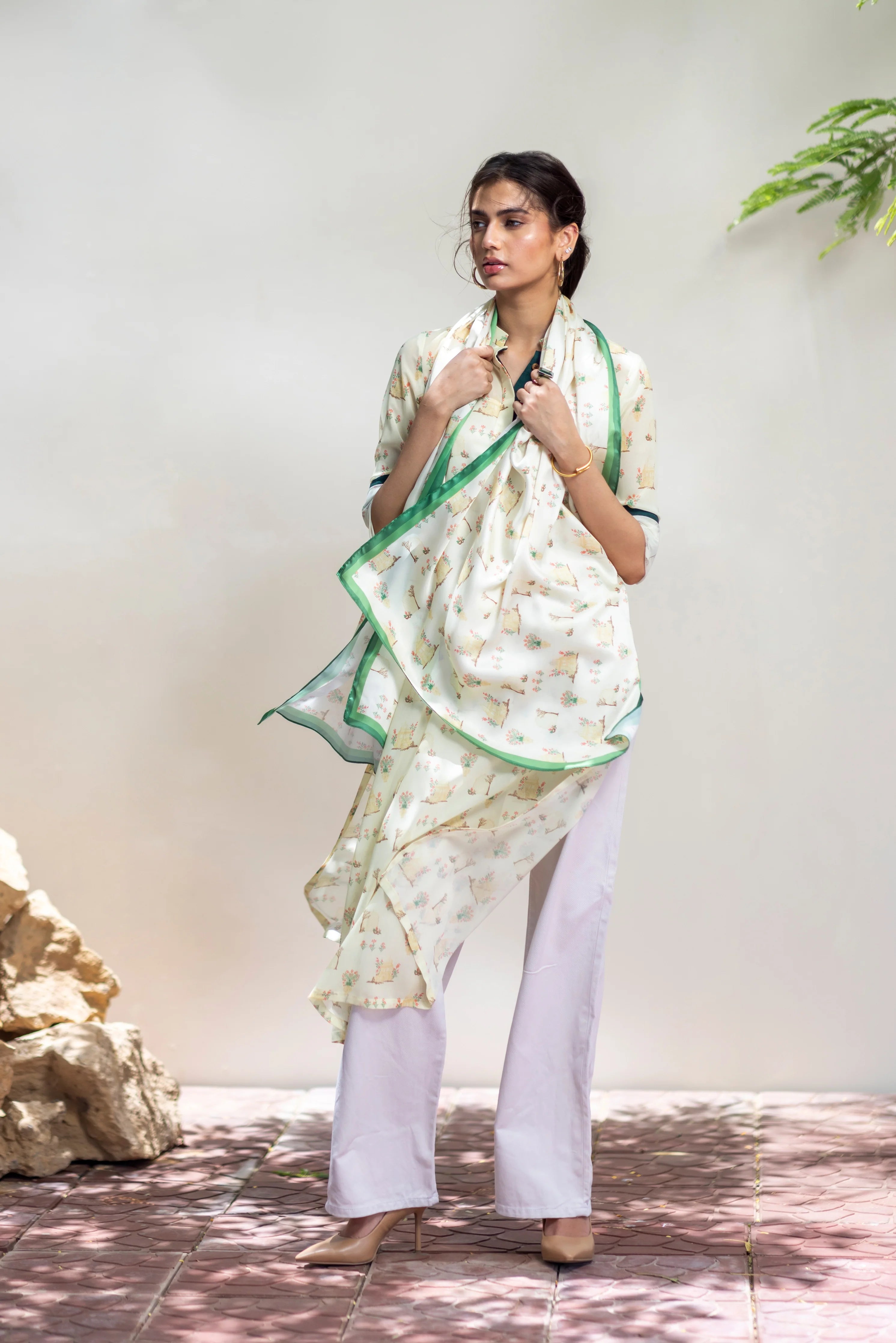 The Mughal Shirt - Ivory