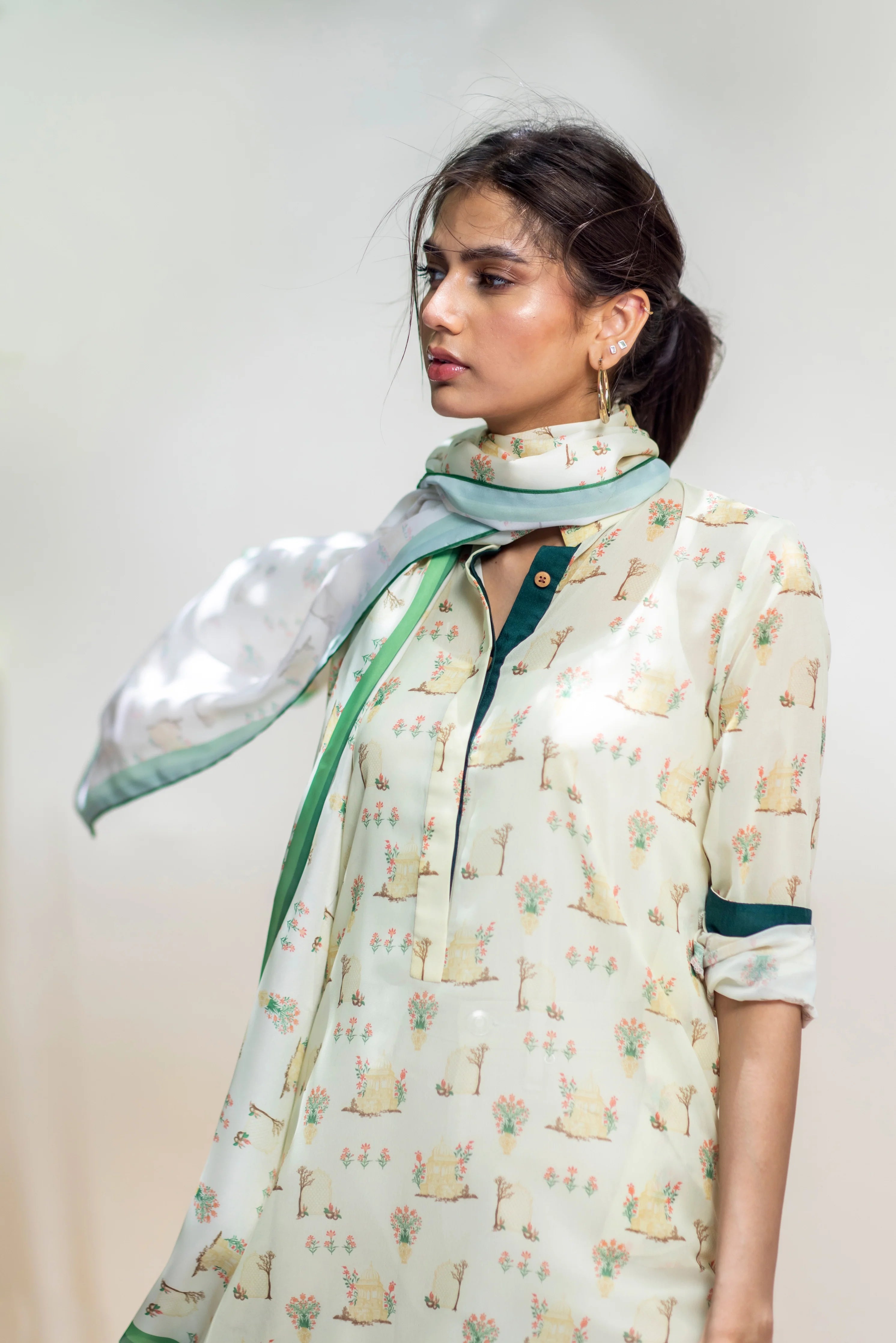 The Mughal Shirt - Ivory